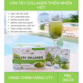 cần tây collagen thiên nhiên việt hộp 30 gói -hỗ trợ đẹp da hết nám