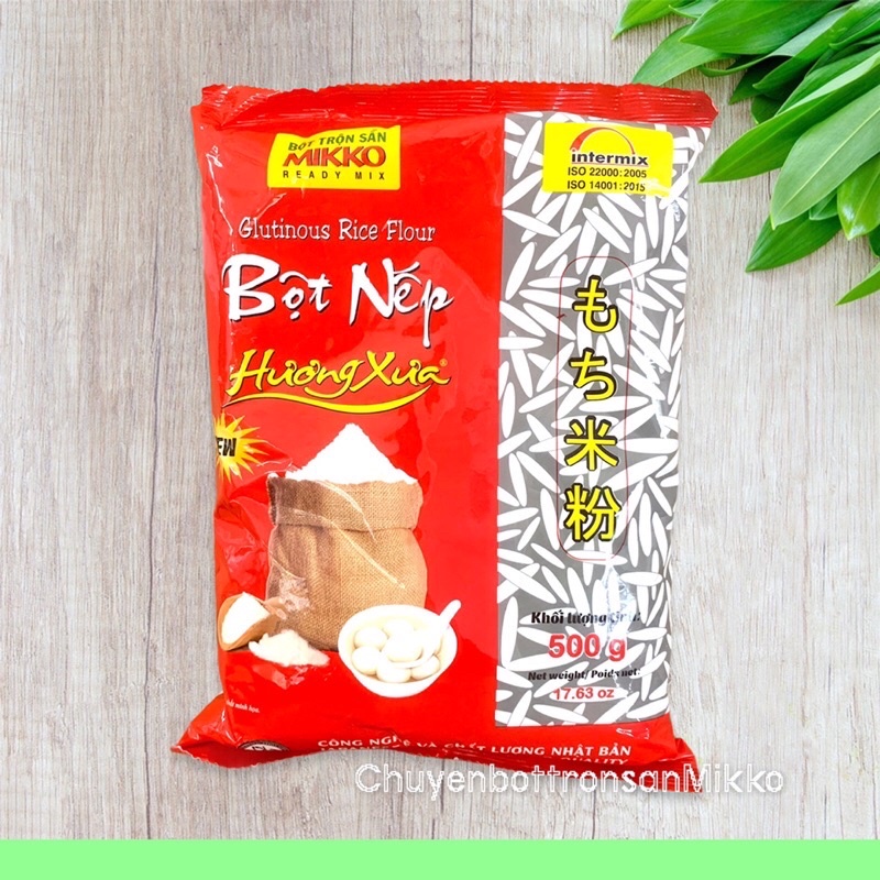 Bột nếp 1kg.Bột Trộn Sẵn Mikko Hương Xưa.Mềm Dẻo.Thơm Ngon