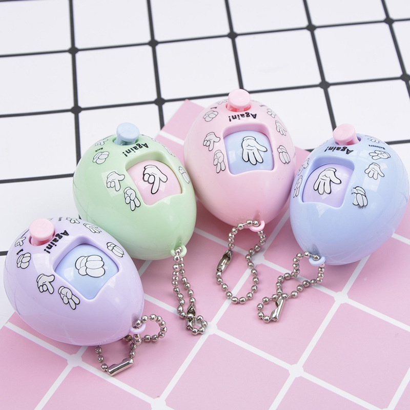 🍉Đồ Chơi Kéo Bao Búa Vui Nhộn - Móc Khóa Oẳn Tù Tì Có Nút Ấn DUASHOP.