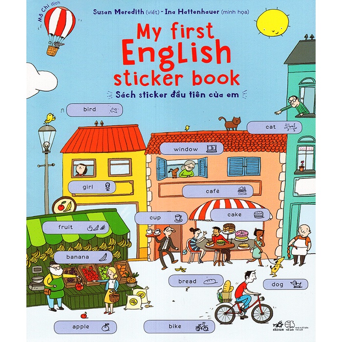 Sách thiếu nhi - My first English sticker book -  Sách sticker đầu tiên của em