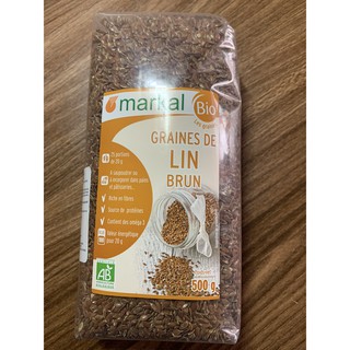Hạt lanh nâu hữu cơ Markal 500g