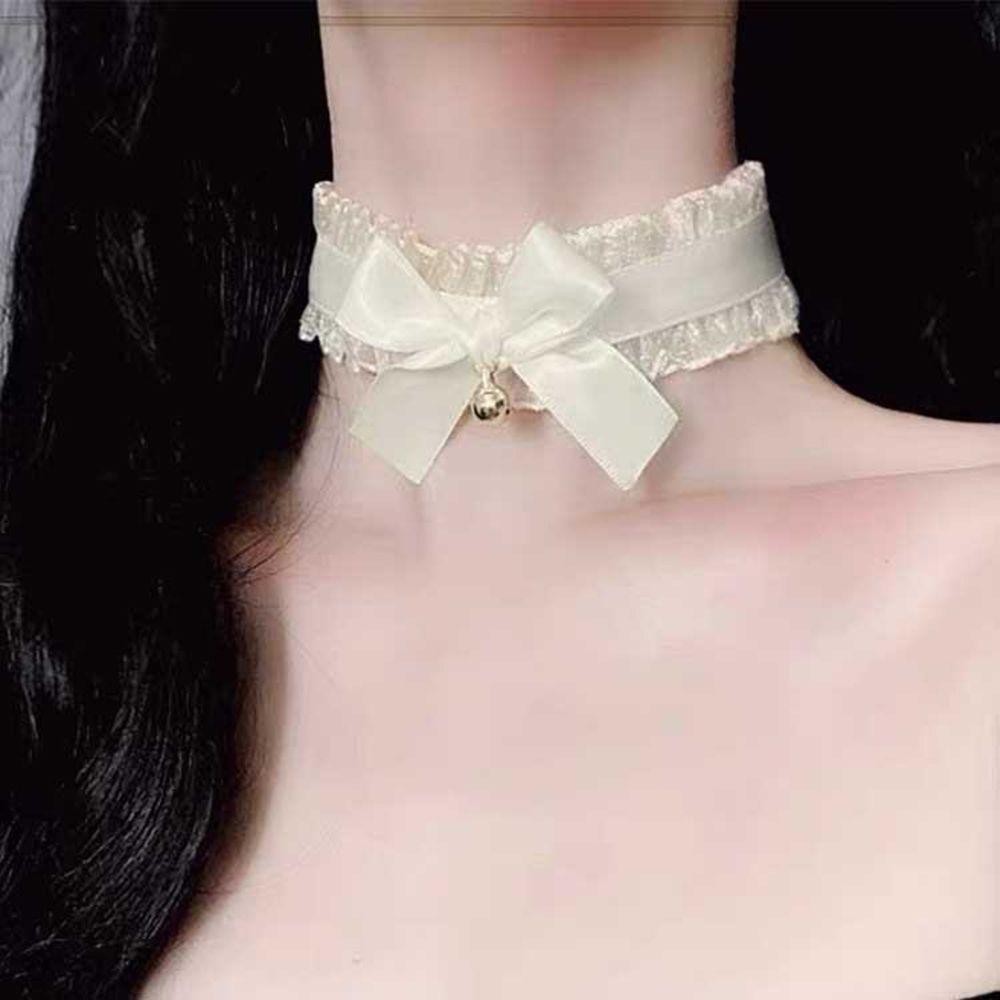 Vòng cổ Mặt Nơ Phong Cách Lolita Ngọt Ngào Dễ Thương Cho Nữ