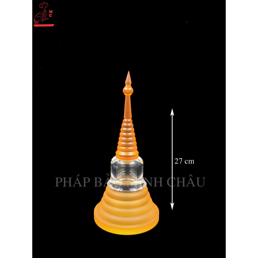 [PBMC]Tháp xá lợi nhựa màu A3 (7 màu) (Giao màu ngẫu nhiên)