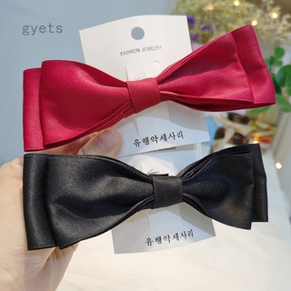 Kẹp Tóc Nơ Cỡ Lớn Bằng Vải Lanh Phong Cách Vintage