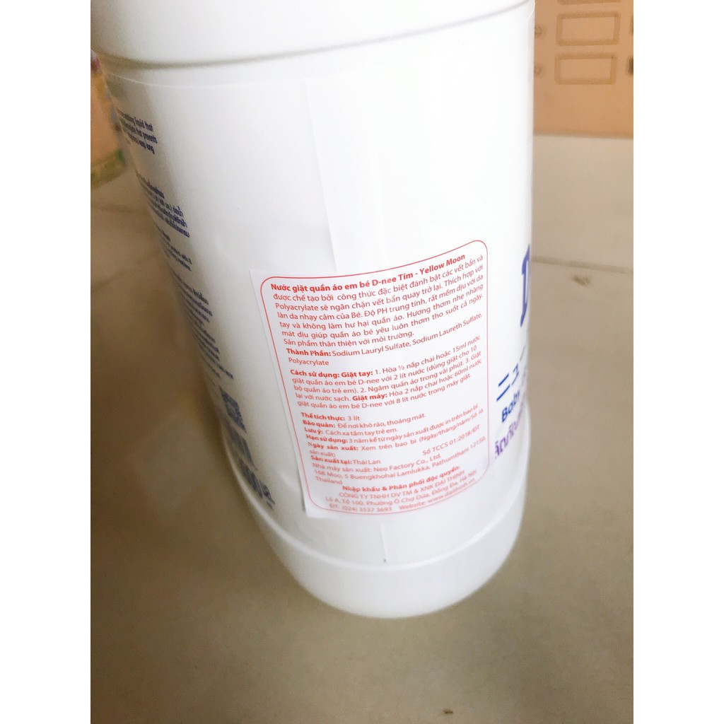 [CHÍNH HÃNG]NƯỚC GIẶT XẢ D-NEE CHAI 3000ML NHẬP KHẨU THÁI LAN