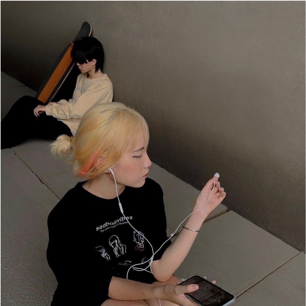 SADBOIZ - Áo thun SADBOIZVIBES TOSS/ BLACK Local Brand Son.Saigon