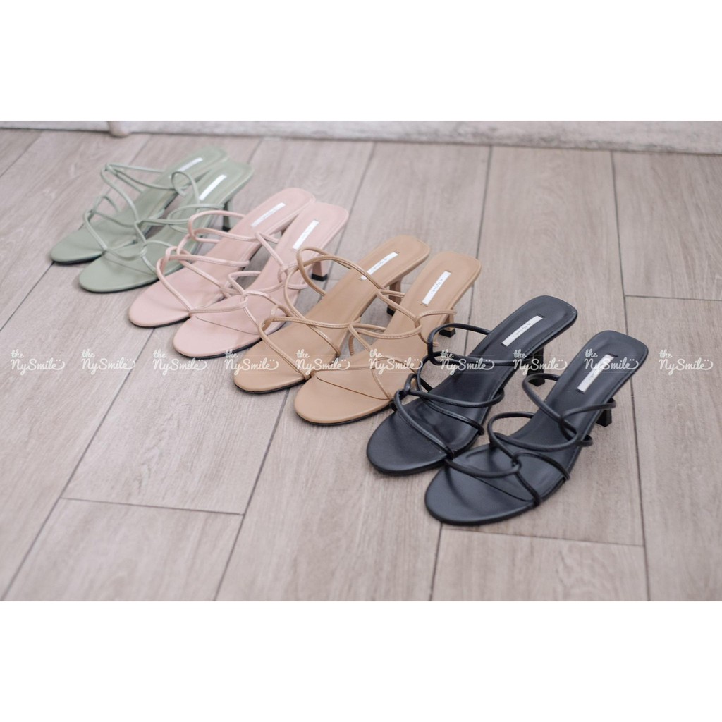 [CAO GÓT] SAMPLE - GIÀY 5P 4 QUAI LƯỢN - THENYSMILE ( Form nhỏ + 1 size )