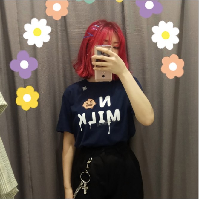 Áo thun in hình nhân vật Bangtan