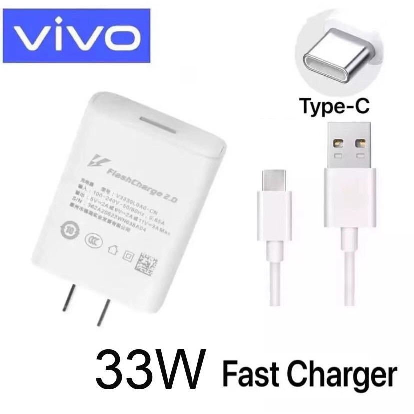 Cáp Sạc Nhanh Cho vivo S6 S7 Y31S Y52S Y73S Y50 Y9S Z1X X30 X50 X60 33W