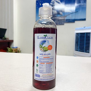Nước rửa chén bát sinh học Layer Clean chai 300ml