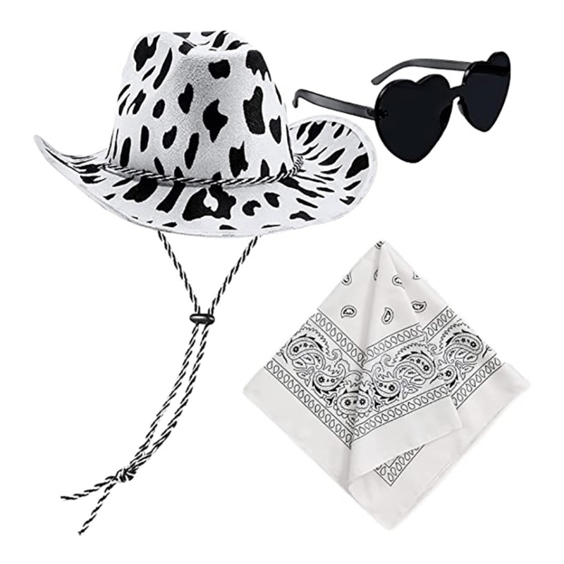 1 Set Mũ Cao Bồi Và Mặt Nạ Hóa Trang