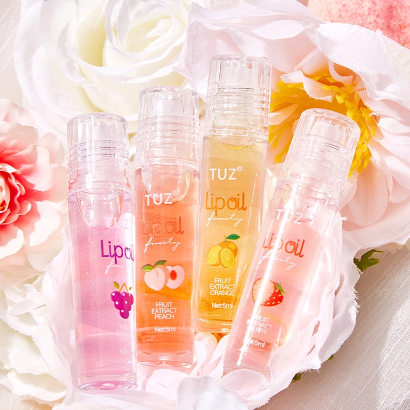 Son Bóng Trong Suốt Dưỡng Ẩm Chống Nứt Nẻ Môi Có Đầu Lăn Tiện Dụng