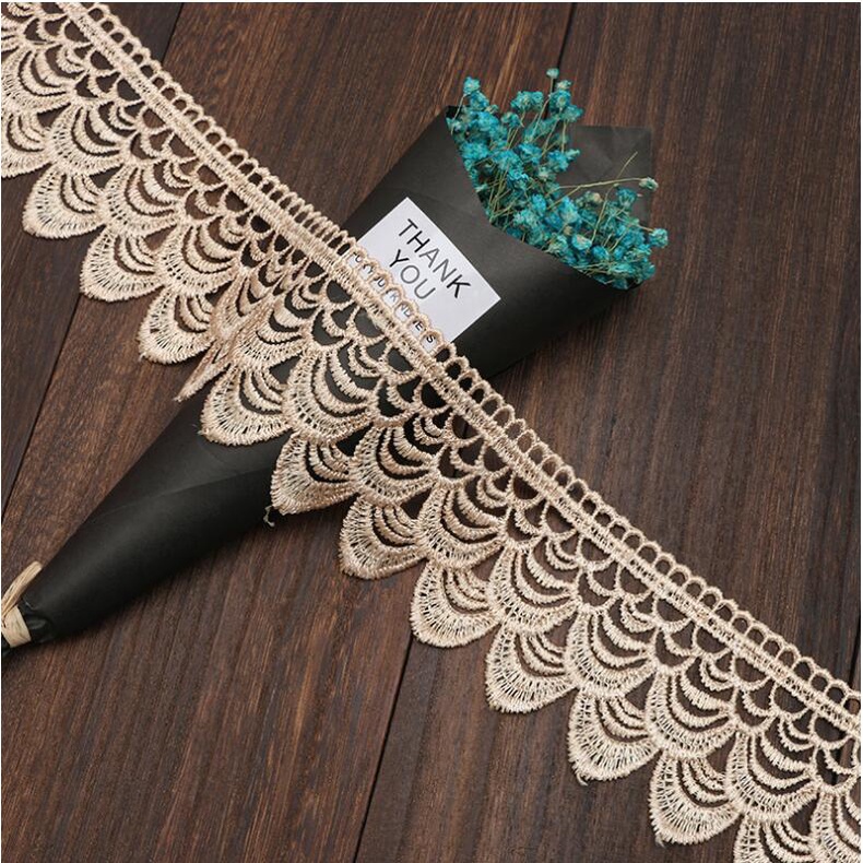 Phụ Kiện Rèm Cửa Bằng Vải Ren Co Giãn 7cm Dài 1 Yard (0.9M)