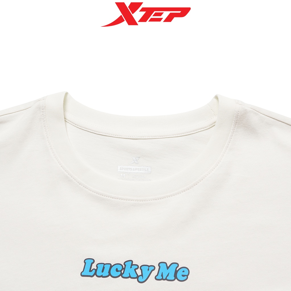 Áo croptop nữ Xtep, tay ngắn, kiểu dáng basic chất vải cotton mát mẻ, cá tính 878228010081
