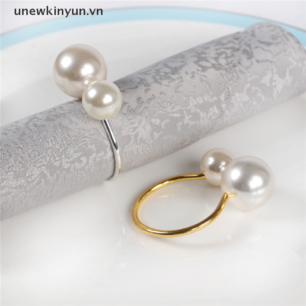 Uu 1 Vòng Khóa Khăn Ăn Hình Chữ U Phong Cách Phương Tây