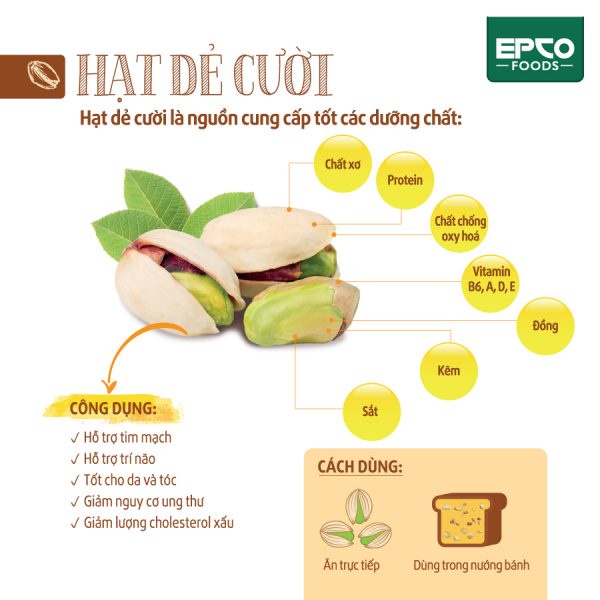 HẠT DẺ KHÔNG TẨY TRẮNG NHẬP KHẨU MỸ PT - HŨ PET 500G - TỐT CHO THAI PHỤ VÀ PHÁT TRIỂN TRÍ NÃO