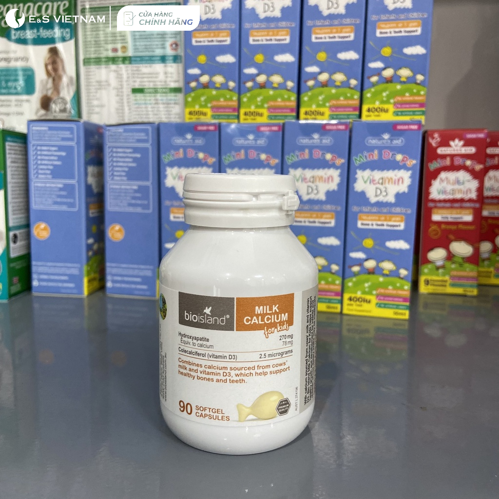 Canxi sữa Bio cho Bé hàng Úc Cung cấp Canxi và Vitamin D Hỗ Trợ Phát Triển Toàn Diện Hệ Xương và Răng cho trẻ nhỏ