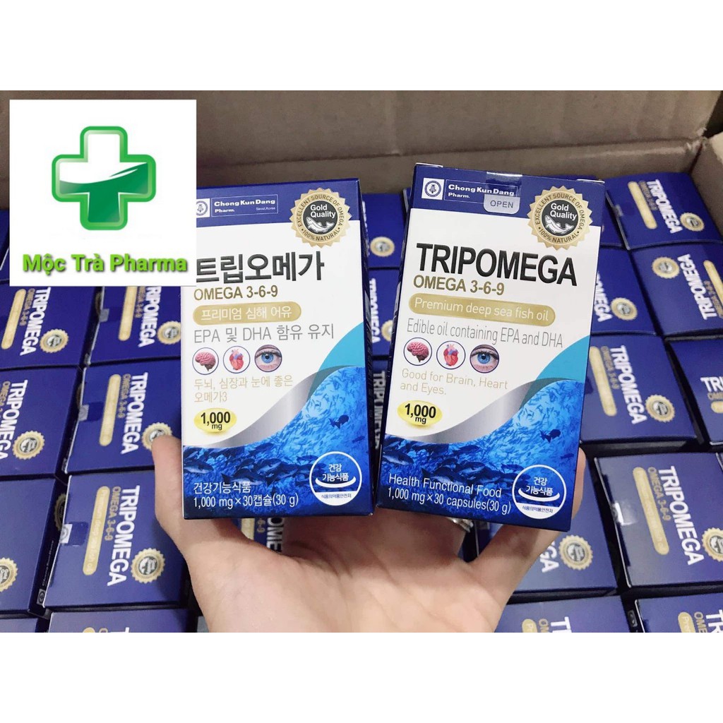 (Nhập khẩu Hàn Quốc)TRIPLE OMEGA 3 6 9 – BỔ MẮT, BỔ NÃO, BỔ TIM MẠCH