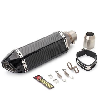 Pô Akrapovic Lục Giác Bạc Và Full Carbon và titan 7 màu Đủ phụ kiện + Tiêu Pô