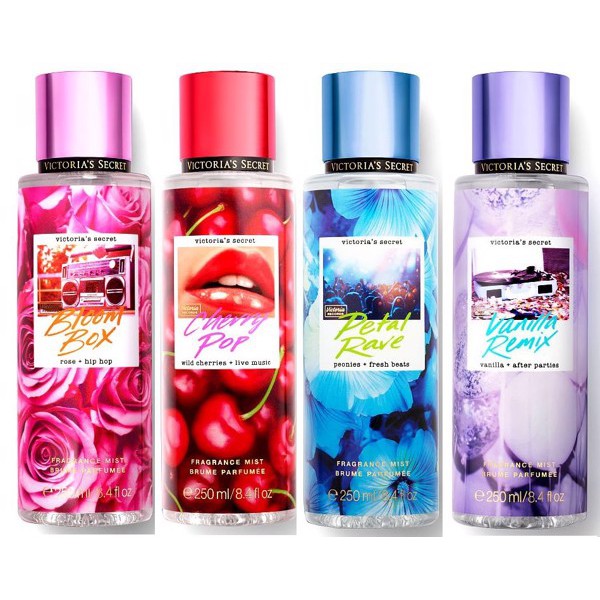 LEON Xịt Thơm Body Mist Victoria’s Secret - PETAL RAVE - 𝐦𝐚̂̃𝐮 𝐭𝐡𝐮̛̉ 𝟑𝟎𝐦𝐥/𝟓𝟎𝐦𝐥