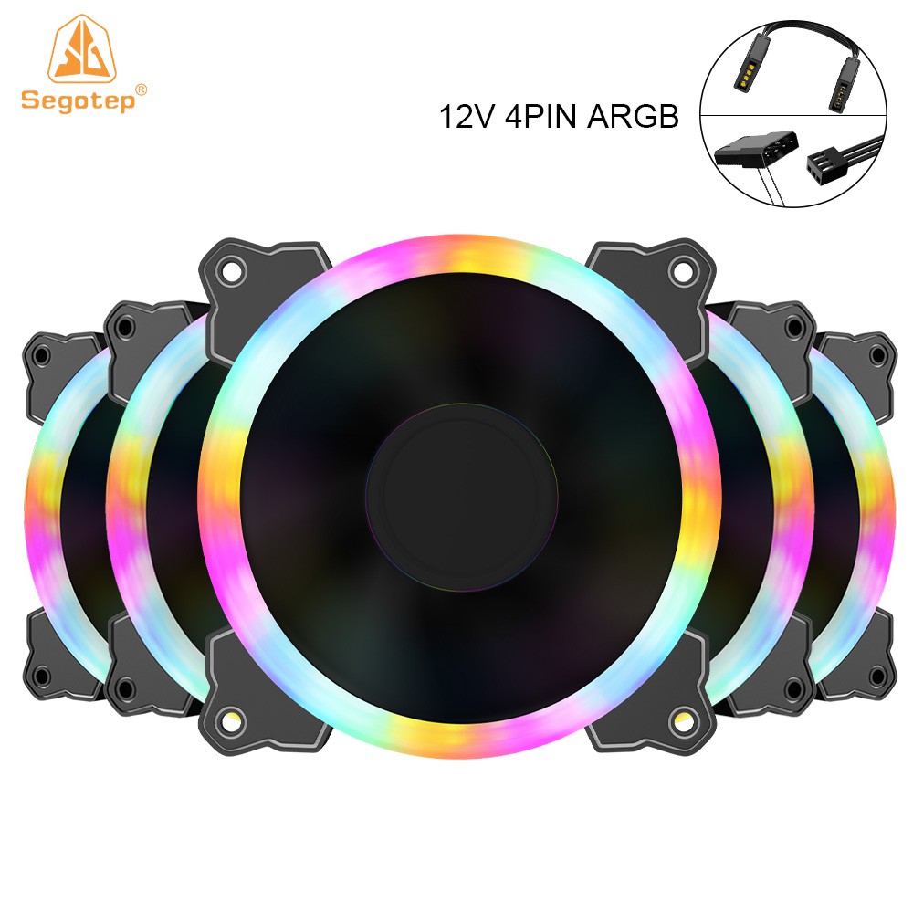 Quạt tản nhiệt Segotep GE-12 RGB 120mm cho PC