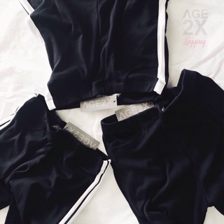 Quần legging 1 sọc AGE2X