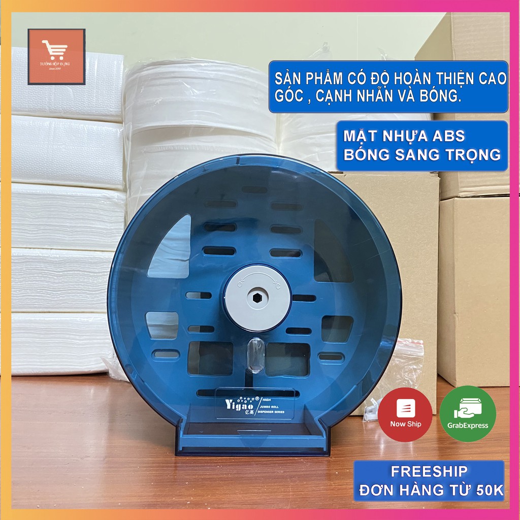 [Chính Hãng -Yigao]  Hộp Đựng Giấy Vệ Sinh Công Nghiệp Cao Cấp Siêu Bền Nhựa ABS YiGao-628 Có Khóa Chống Mất Giấy