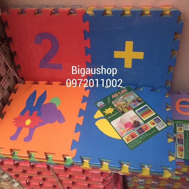 Combo 5 bộ xốp hình cho bé yêu