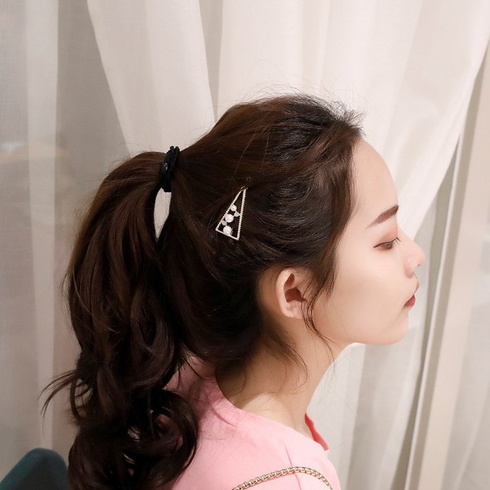 Kẹp Tóc Kim Loại Đính Hạt Trân Châu - 1 cái R7