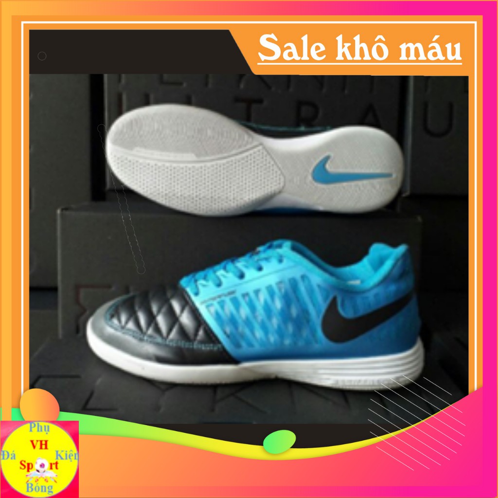 Giày đá bóng sân cỏ nhân tạo Lunar Gato 2 IC Xanh Đen