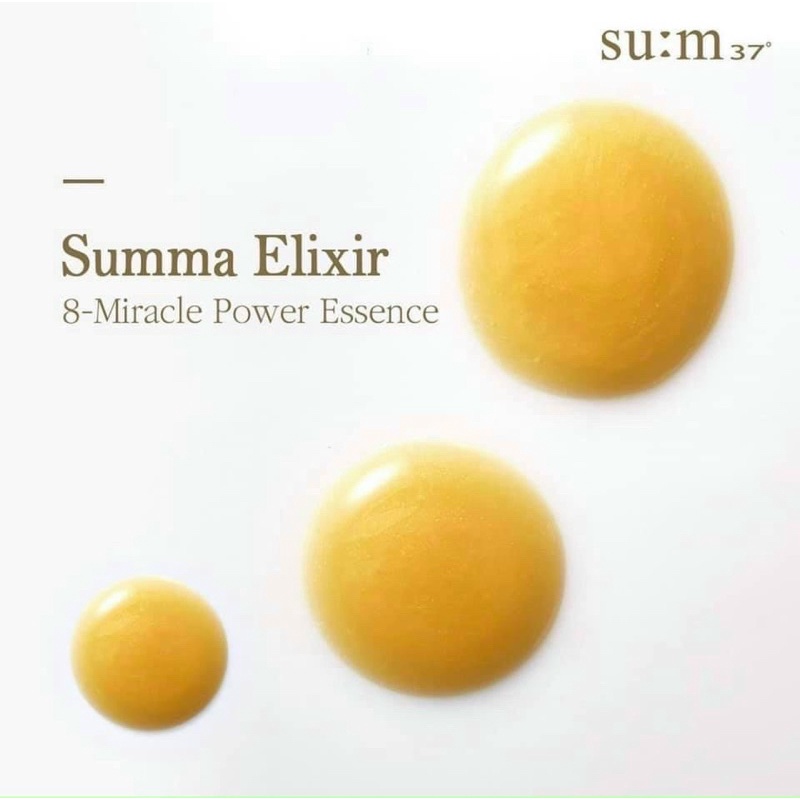 Tinh Chất Vàng Summa Elixir 8 Miracle Power Essence Su:m 37 date 2025