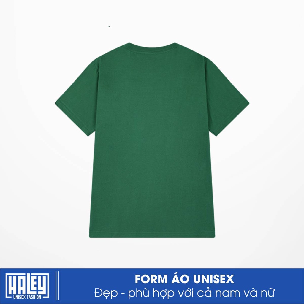 Áo Thun Unisex mã TN25 HALEY Tay Lỡ HEYBIG23 Form Rộng Nam Nữ Phong cách Hàn Quốc Basic Ullzang