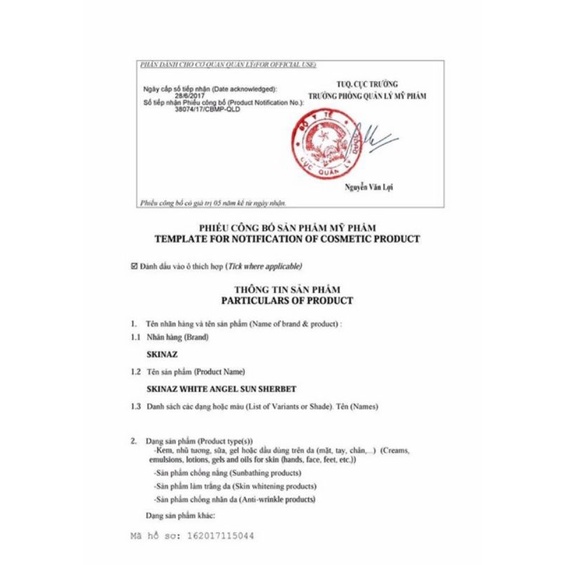 Kem white Angel Skinaz + Quà Tặng