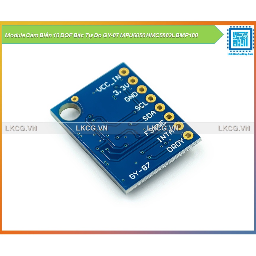 Module Cảm Biến 10 DOF Bậc Tự Do GY-87 MPU6050 HMC5883L BMP180