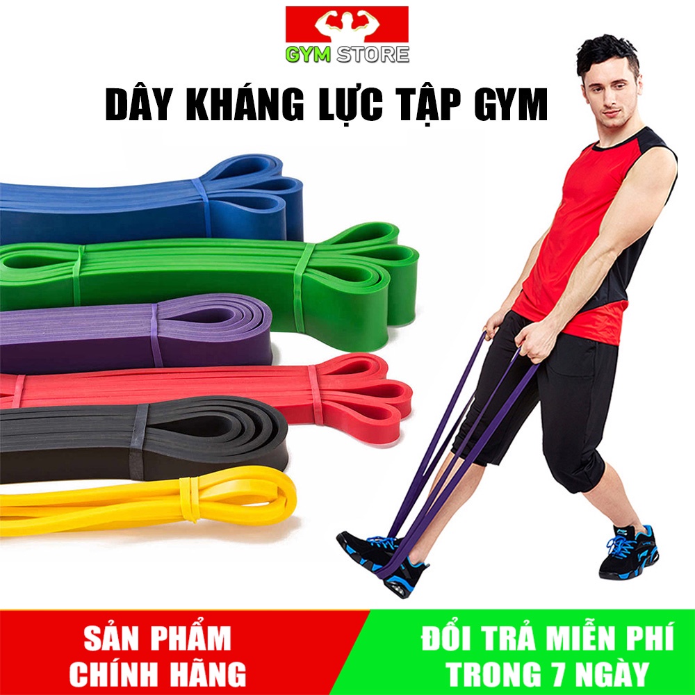 Dây kháng lực Powerband Đa Năng hỗ trợ tập Gym, lên xà - Resistance Loop Bands