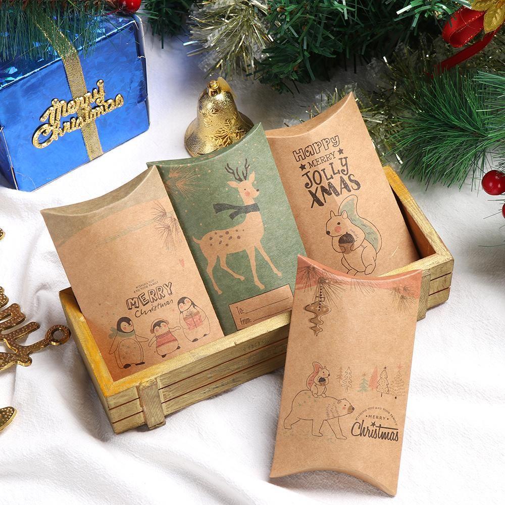 Set 10 / 20 Túi Giấy Đựng Quà Màu Trắng Và Đen