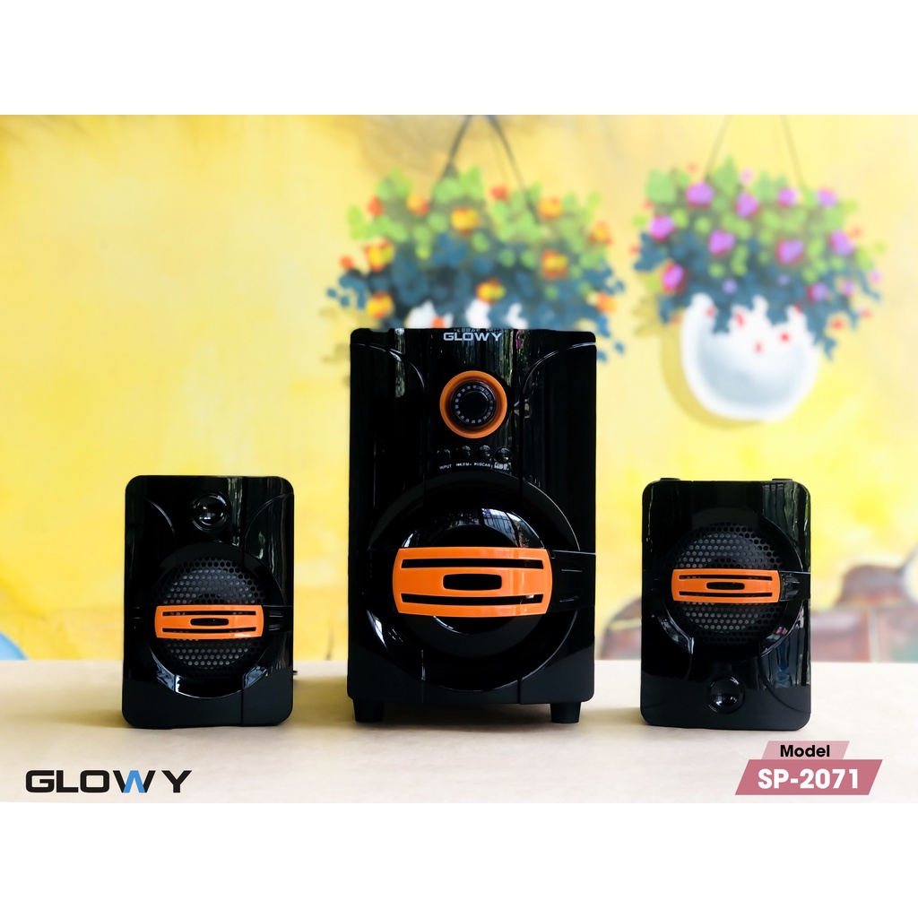 [HOT] Loa vi tính Gloway 2.0 - SP 2071 -  Âm thanh HD cực chất - Tích hợp Blutooth, USB, thẻ nhớ - BH 12 tháng