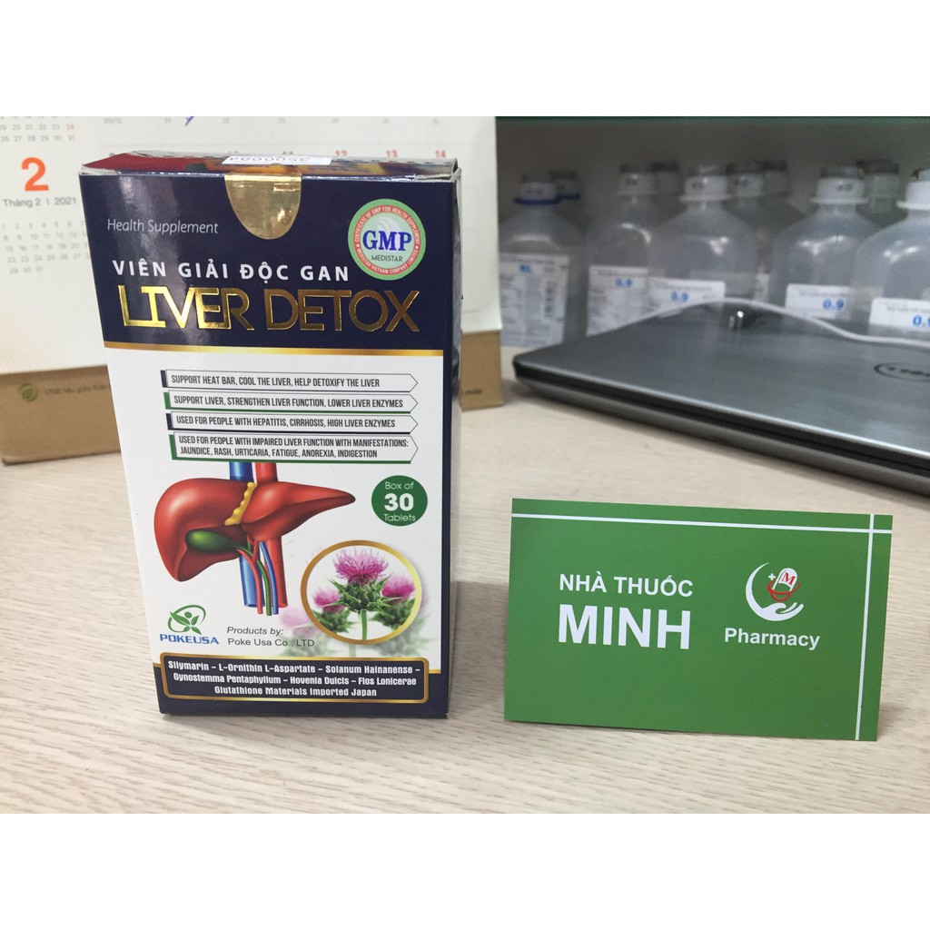 Viên giải độc gan Liver Detox - Hỗ trợ giải độc gan [ Nhà Thuốc Minh ]