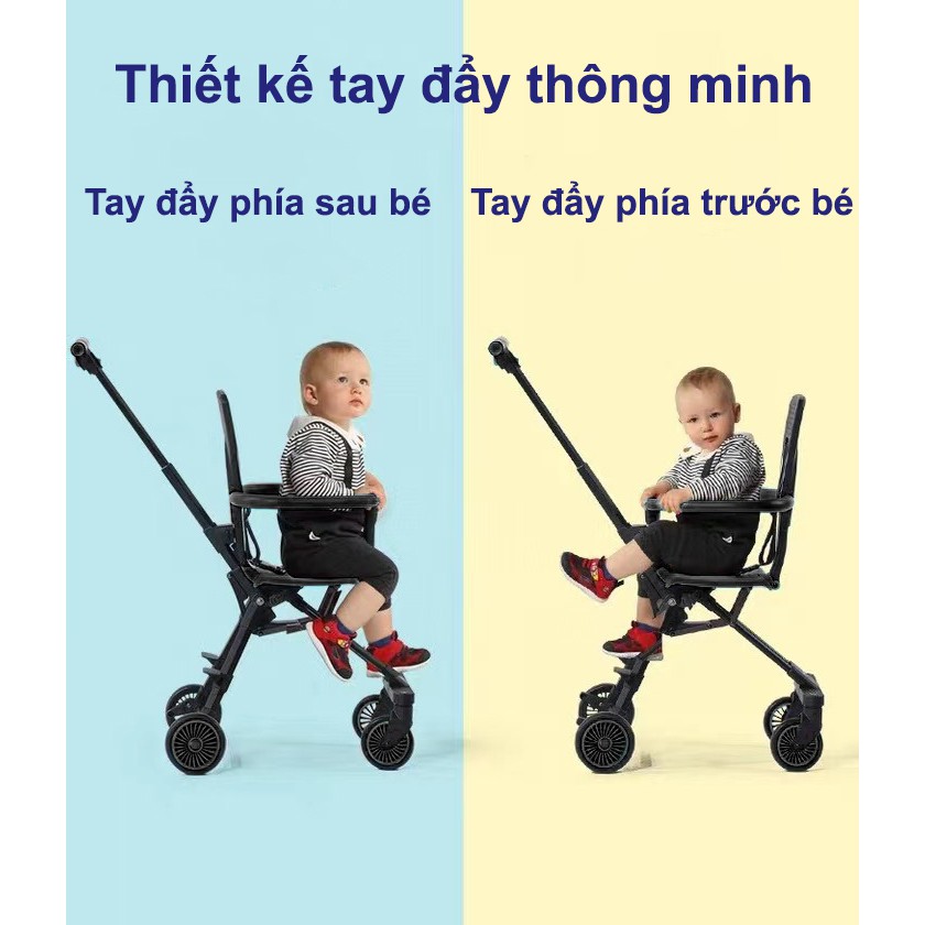 Xe nôi gấp gọn tiện dụng,Xe đẩy cho bé, Xe đẩy gấp gọn em bé đi du lịch siêu gọn nhẹ