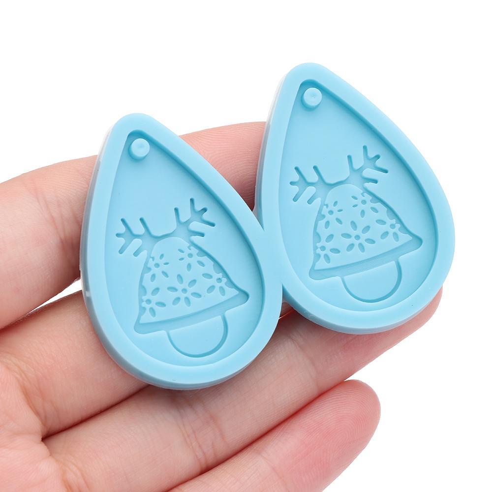 Khuôn Làm Bông Tai Resin Epoxy UV DIY|Khuôn Silicone Làm Đồ Trang Sức