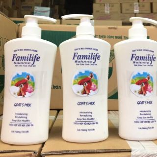 Sữa tắm familife 1200ml hoa hồng