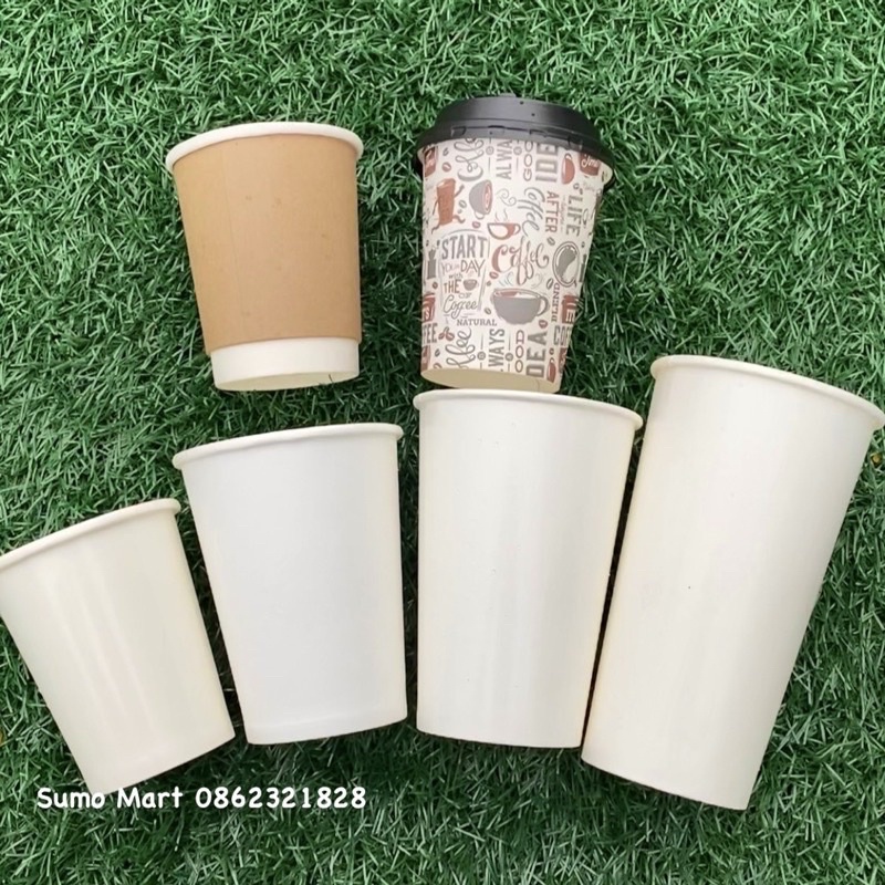 Cốc giấy dùng 1 lần nhiều cỡ