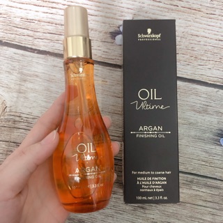TINH DẦU DƯỠNG TÓC SỢI VỪA ĐẾN DÀY SCHWARZKOPF ULTIME ARGAN FINISHING OIL