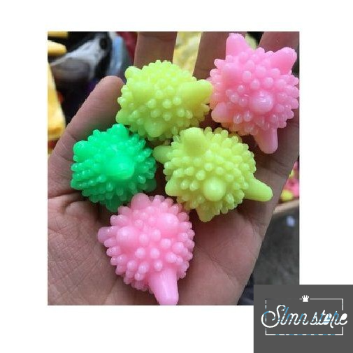 Bông Giặt Mini, Đánh Tan Vết Bẩn, Mùi Hôi và Vi Khuẩn. (Màu Ngẫu Nhiên). Slmn_BGMini