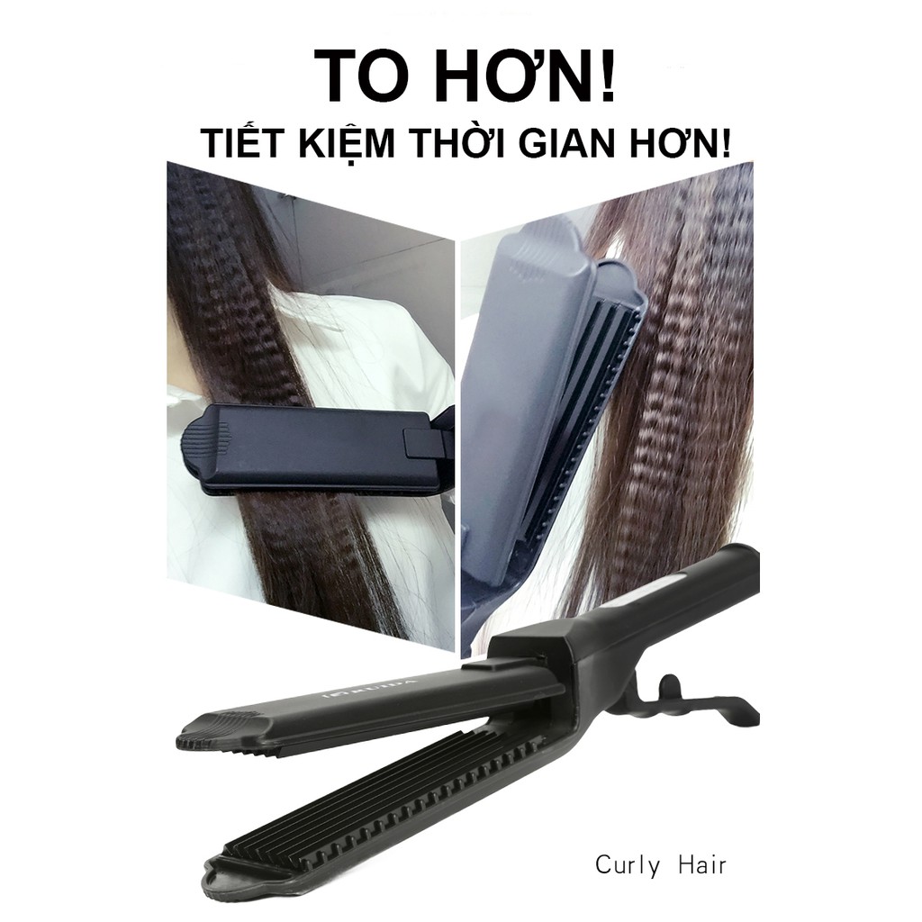 Máy Dập Xù - Máy Bấm Tóc Bản To Cao Cấp Hàng Loại 1 Chuyên Dụng Trong Các Salon