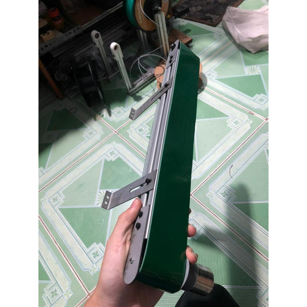 Băng tải mini , khung nhôm định hình , chân đế sắt cnc , oder theo yêu cầu