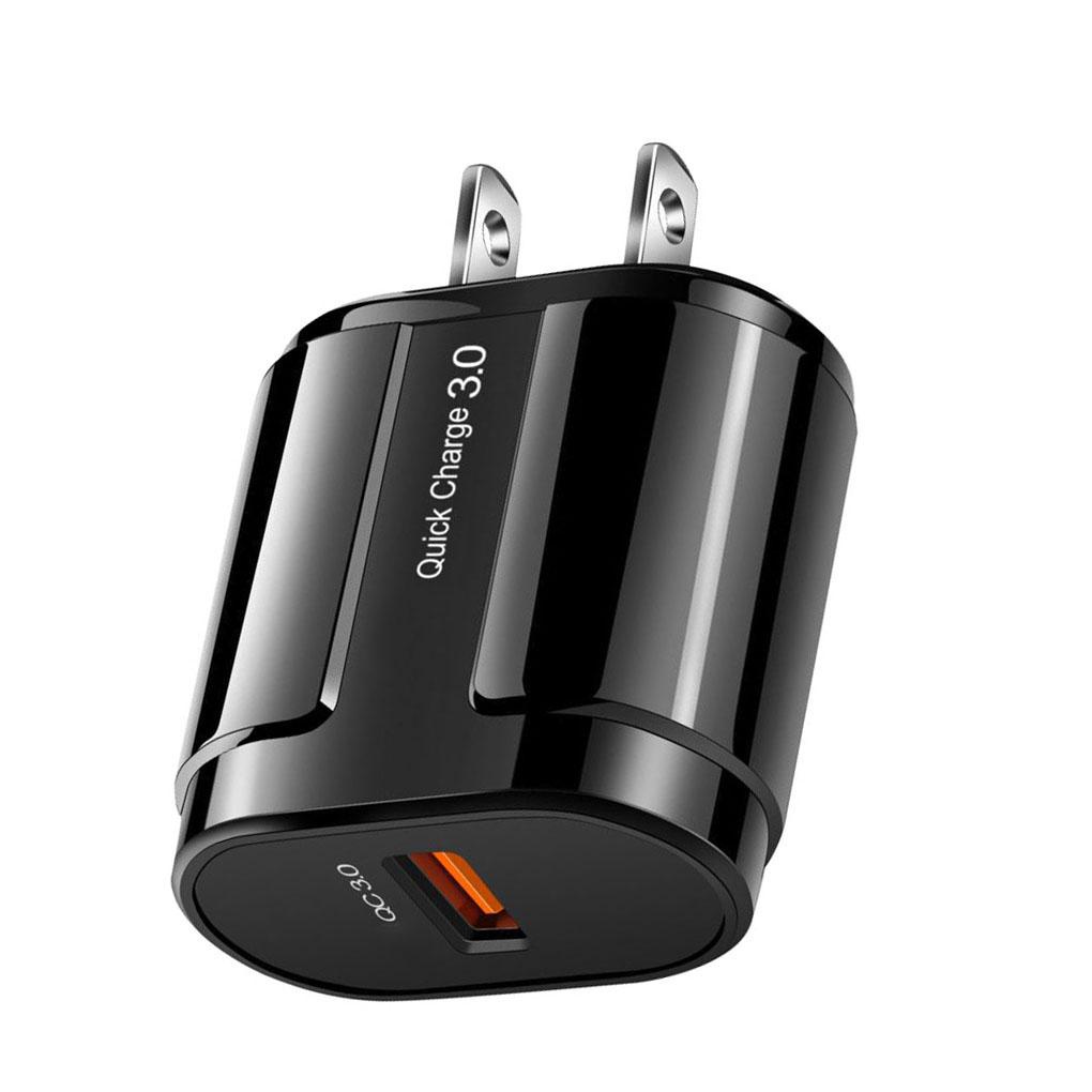 Cục Sạc Điện Thoại USB QC 3 0 Bản Rộng Nhiều Màu Thông Dụng Thích Hợp Mang Đi Du Lịch