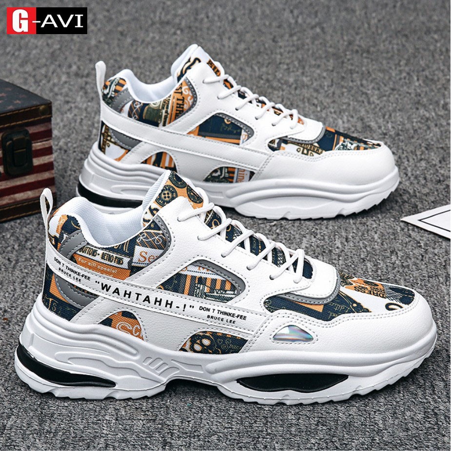 Giày tăng chiều cao nam kiểu dáng sneaker thể thao năm động, trẻ trung, phong cách cá tính Avi377