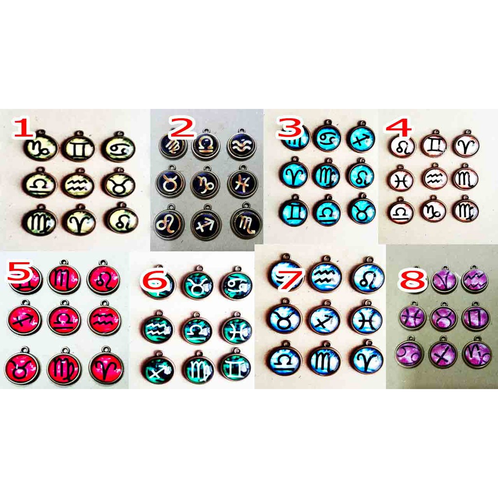 charm Cung Hoàng đạo 12 cái = 45k / gói [ 12 cung hoàng đạo sỉ ]