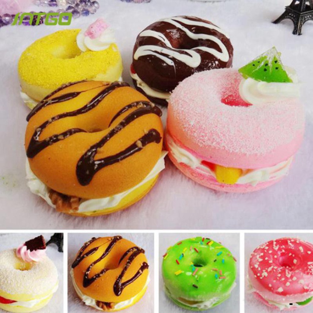 Đồ chơi Squishy hình bánh donut mềm mại Ubỏ sỉ